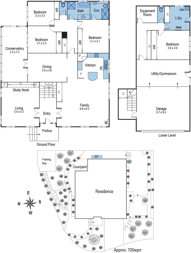Floorplan of Homely house listing, 10 Whyte Court, Newtown VIC 3220