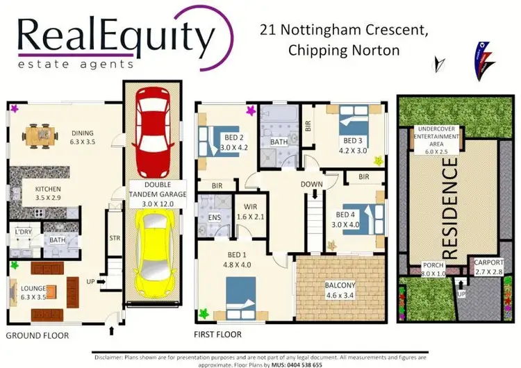Floorplan of Homely house listing, 21 Nottingham Crescent, Chipping Norton NSW 2170