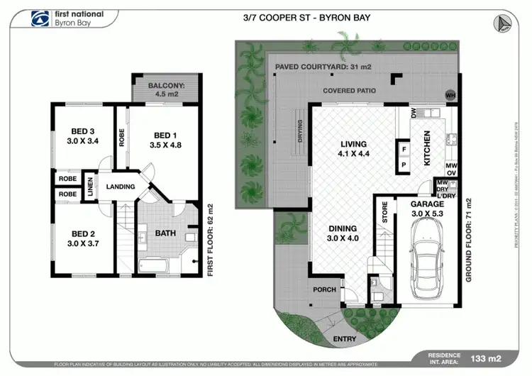Floorplan of Homely unit listing, 3/5-7 Cooper Street, Byron Bay NSW 2481