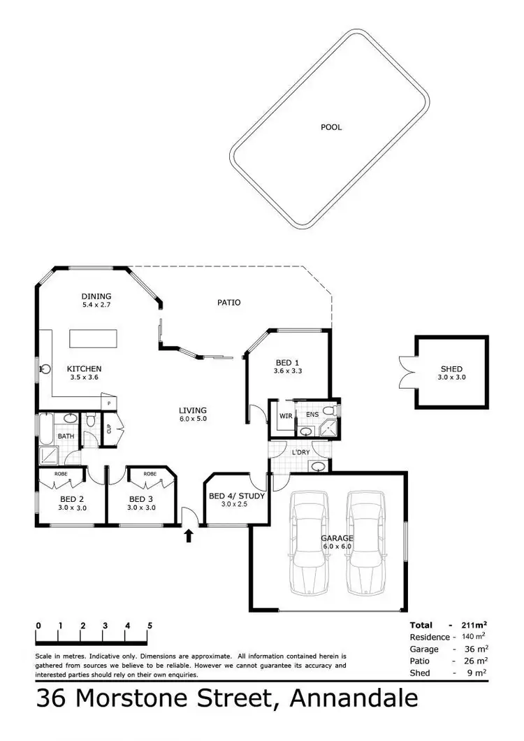 Floorplan of Homely house listing, 36 Morstone Street, Annandale QLD 4814