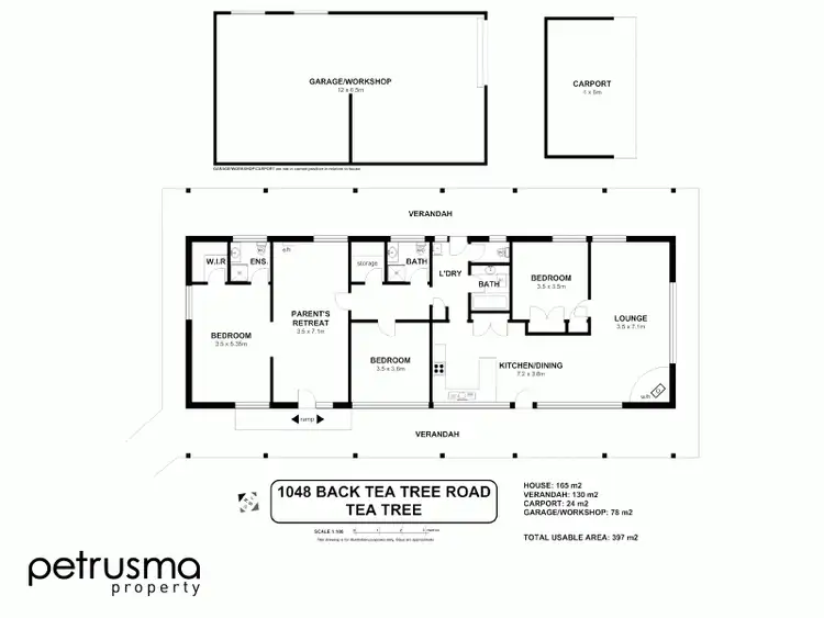 Floorplan of Homely house listing, 1048 Back Tea Tree Road, Tea Tree TAS 7017