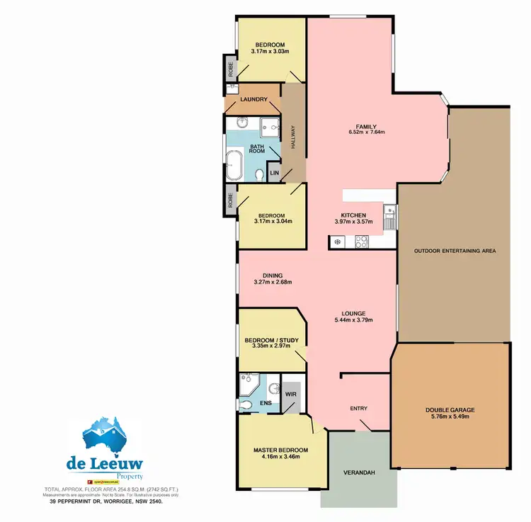 Floorplan of Homely house listing, 39 Peppermint Drive, Worrigee NSW 2540