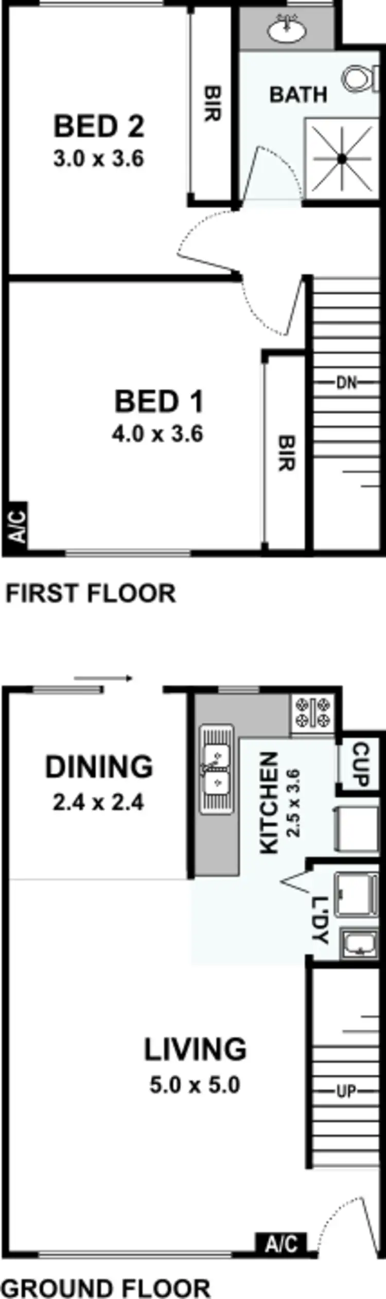 Floorplan of Homely apartment listing, 26/500 Beaufort Street, Highgate WA 6003