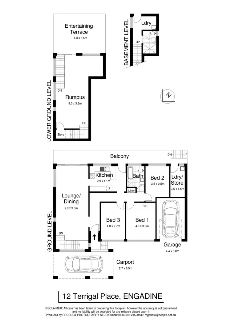 Floorplan of Homely house listing, 12 Terrigal Place, Engadine NSW 2233