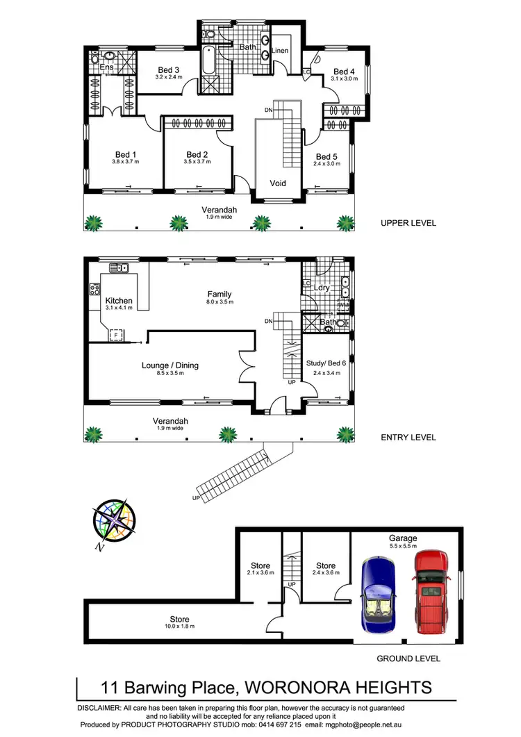 Floorplan of Homely house listing, 11 Barwing Place, Woronora Heights NSW 2233