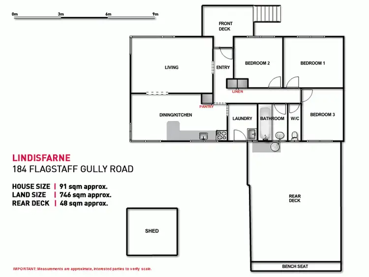 Floorplan of Homely house listing, 184 Flagstaff Gully Road, Lindisfarne TAS 7015