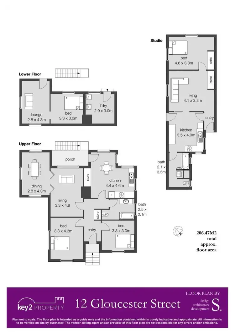 Floorplan of Homely house listing, 12 Gloucester Street, West Launceston TAS 7250