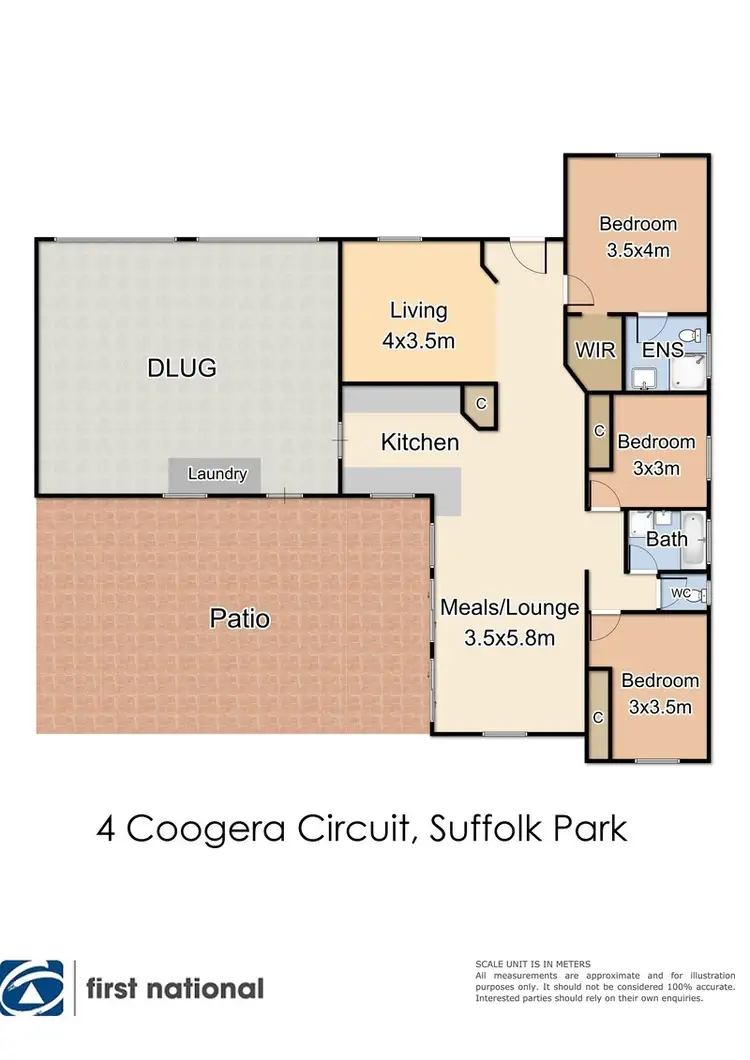 Floorplan of Homely house listing, 4 Coogera Circuit, Suffolk Park NSW 2481