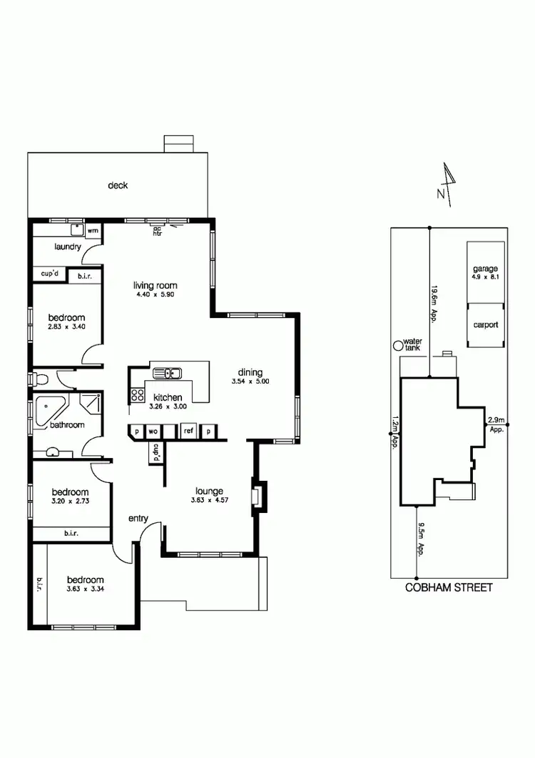 Floorplan of Homely house listing, 8 Cobham St, Altona VIC 3018