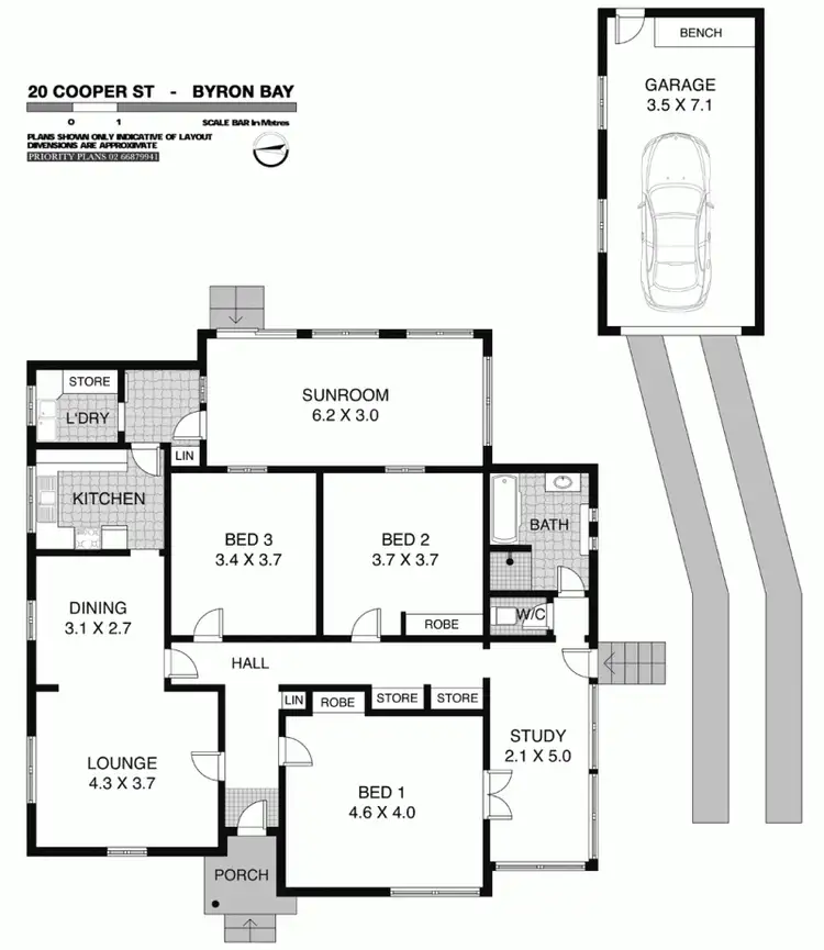 Floorplan of Homely house listing, 20 Cooper Street, Byron Bay NSW 2481