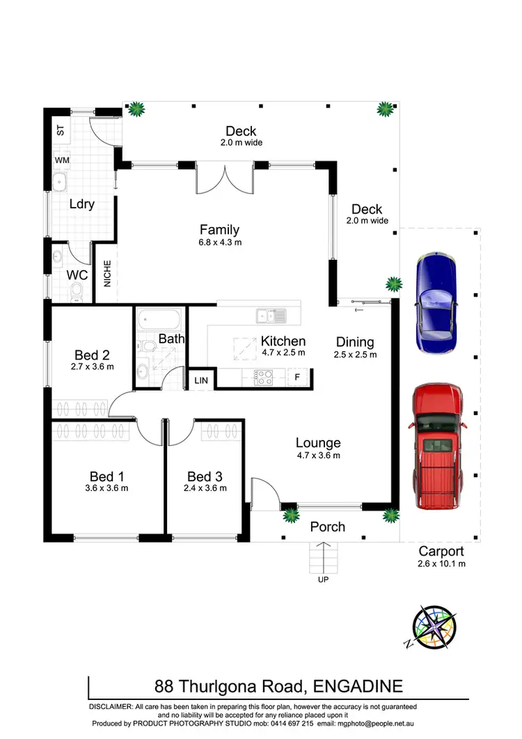 Floorplan of Homely house listing, 88 Thurlgona Road, Engadine NSW 2233