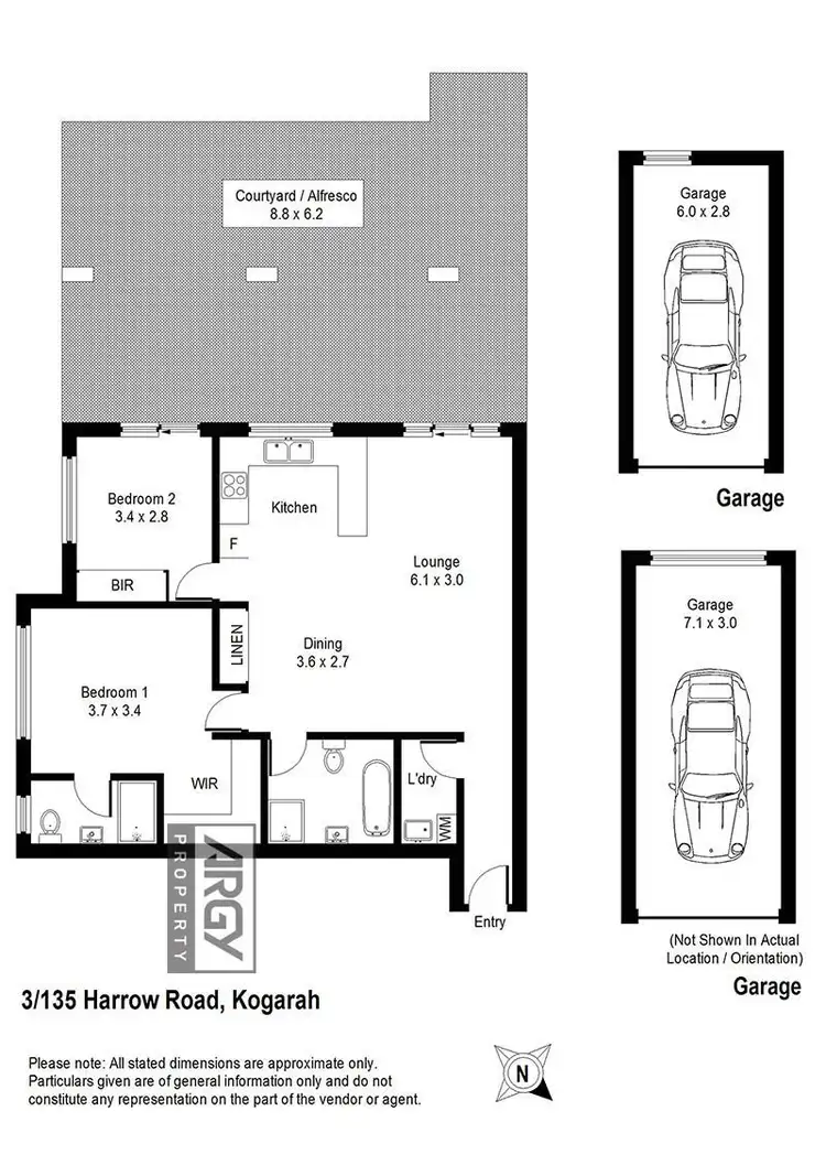 Floorplan of Homely unit listing, 3/133-137 Harrow Road, Kogarah NSW 2217