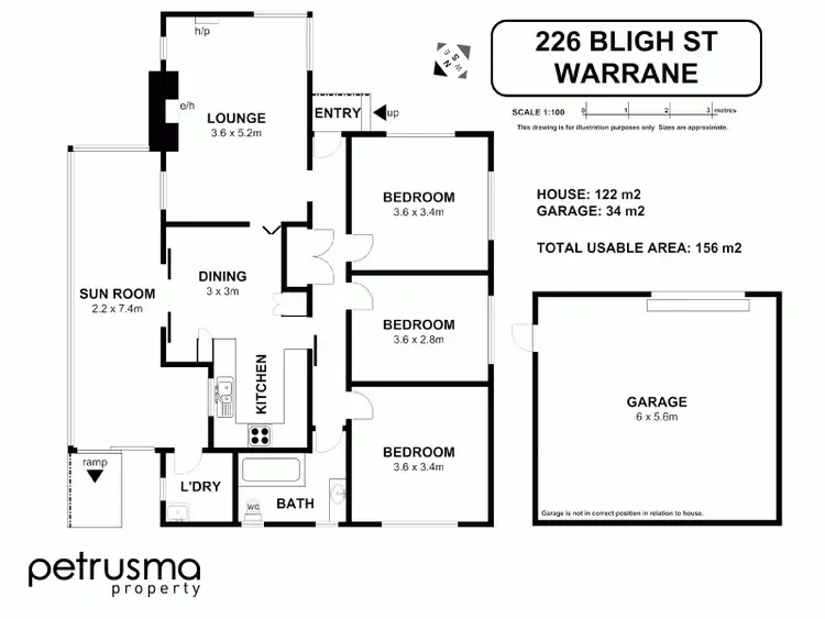Floorplan of Homely house listing, 226 Bligh Street, Warrane TAS 7018