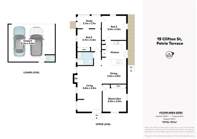 Floorplan of Homely house listing, 19 Clifton St, Petrie Terrace QLD 4000