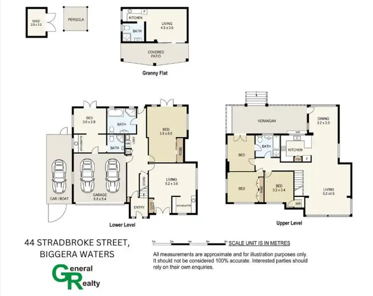 Floorplan of Homely house listing, 44 Stradbroke Street, Biggera Waters QLD 4216