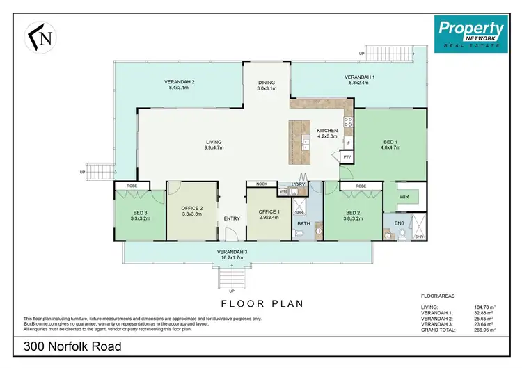 Floorplan of Homely rural property listing, 300 Norfolk Road, Summerholm QLD 4341