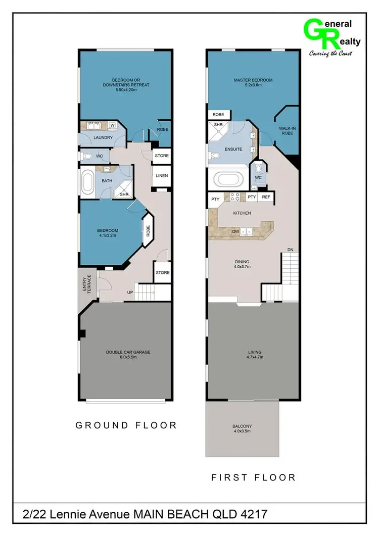 Floorplan of Homely house listing, 2/22 Lennie Avenue, Main Beach QLD 4217