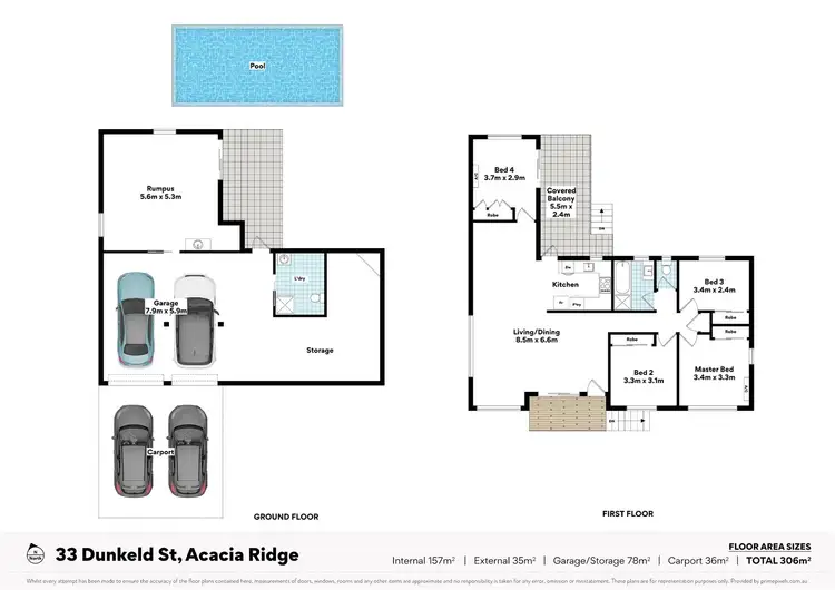 Floorplan of Homely house listing, 33 Dunkeld St, Acacia Ridge QLD 4110