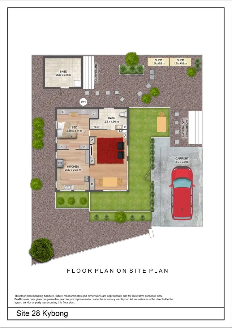 Floorplan of Homely villa listing, 28, LOT AU, 1 Tandur Rd, Kybong QLD 4570