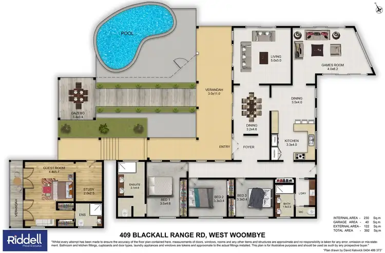 Floorplan of Homely rural property listing, 409-415 Blackall Range Road, West Woombye QLD 4559