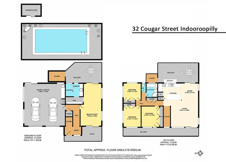 Floorplan of Homely house listing, 32 Cougar St, Indooroopilly QLD 4068