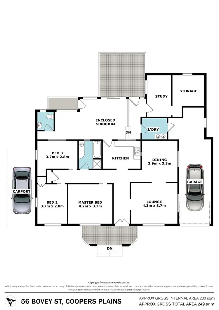 Floorplan of Homely house listing, 56 Bovey Street, Coopers Plains QLD 4108