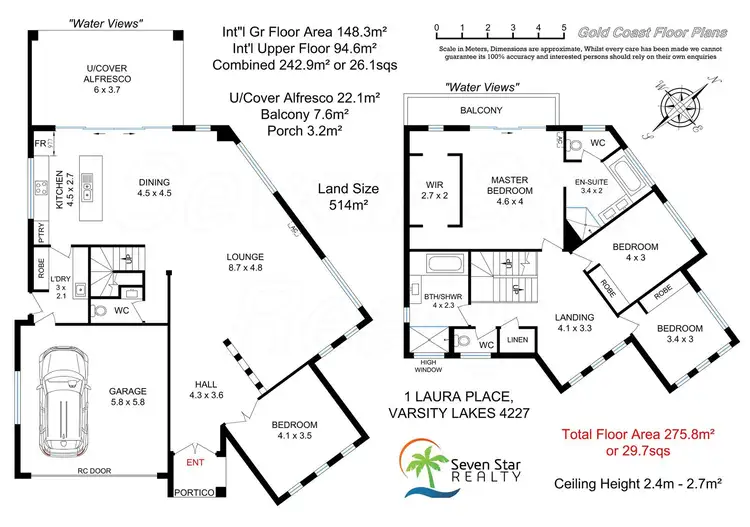 Floorplan of Homely house listing, 1 Laura Place, Varsity Lakes QLD 4227