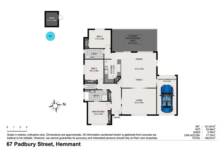 Floorplan of Homely house listing, 67 Padbury St, Hemmant QLD 4174