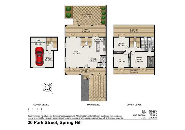 Floorplan of Homely house listing, 20 Park St, Spring Hill QLD 4000