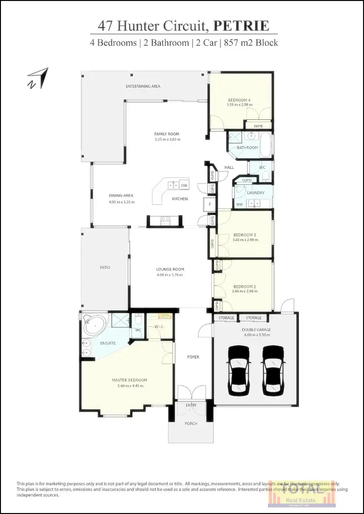 Floorplan of Homely house listing, 47 Hunter Circuit, Petrie QLD 4502