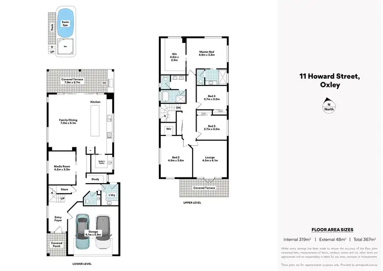 Floorplan of Homely house listing, 11 Howard St, Oxley QLD 4075