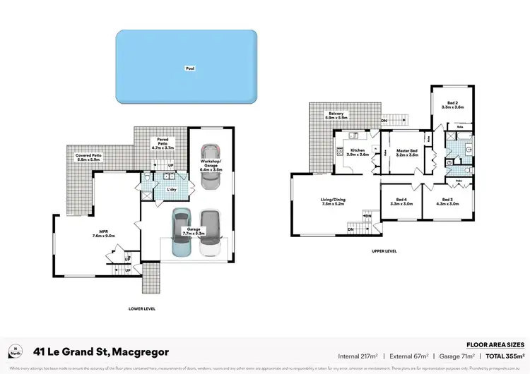 Floorplan of Homely house listing, 41 Le Grand St, Macgregor QLD 4109