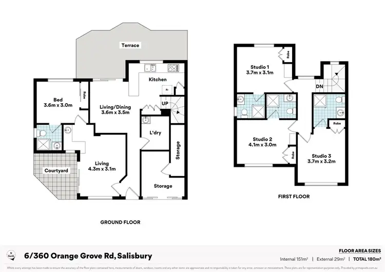 Floorplan of Homely townhouse listing, 6/360 Orange Grove Road, Salisbury QLD 4107