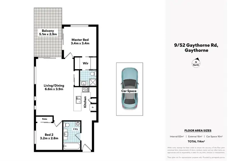 Floorplan of Homely unit listing, 9/52 Gaythorne Rd, Gaythorne QLD 4051