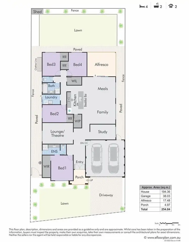 Floorplan of Homely house listing, 5 Hestercombe Way, Landsdale WA 6065