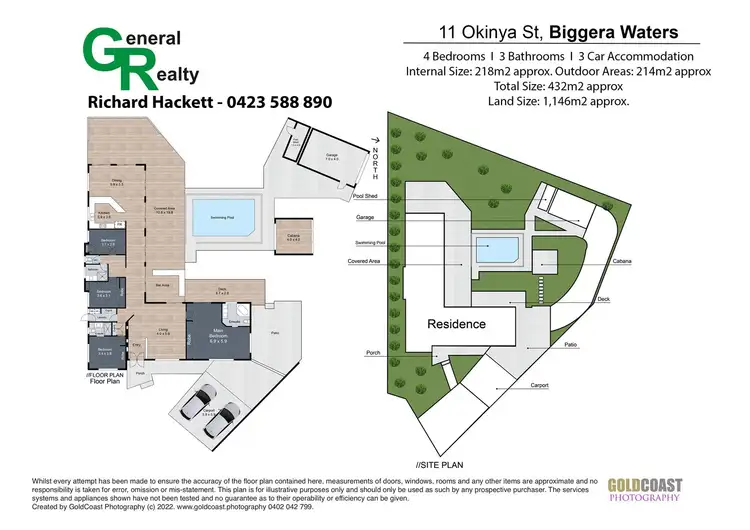 Floorplan of Homely house listing, 11 Okinya street, Biggera Waters QLD 4216