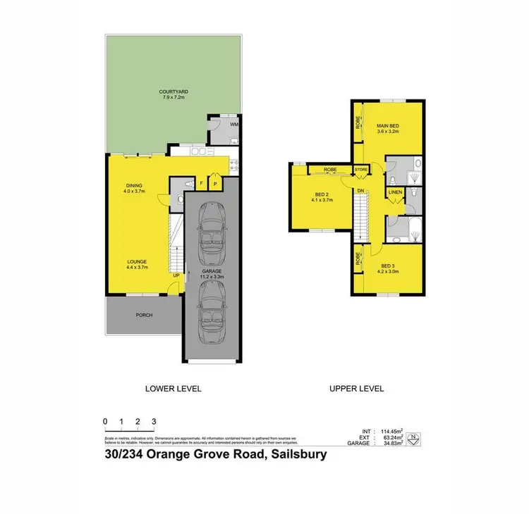 Floorplan of Homely townhouse listing, 30/9 Elma St, Salisbury QLD 4107