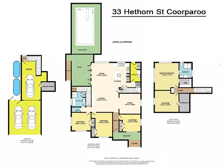 Floorplan of Homely house listing, 33 Hethorn St, Coorparoo QLD 4151