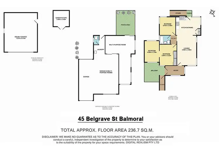 Floorplan of Homely house listing, 45 Belgrave Street, Balmoral QLD 4171