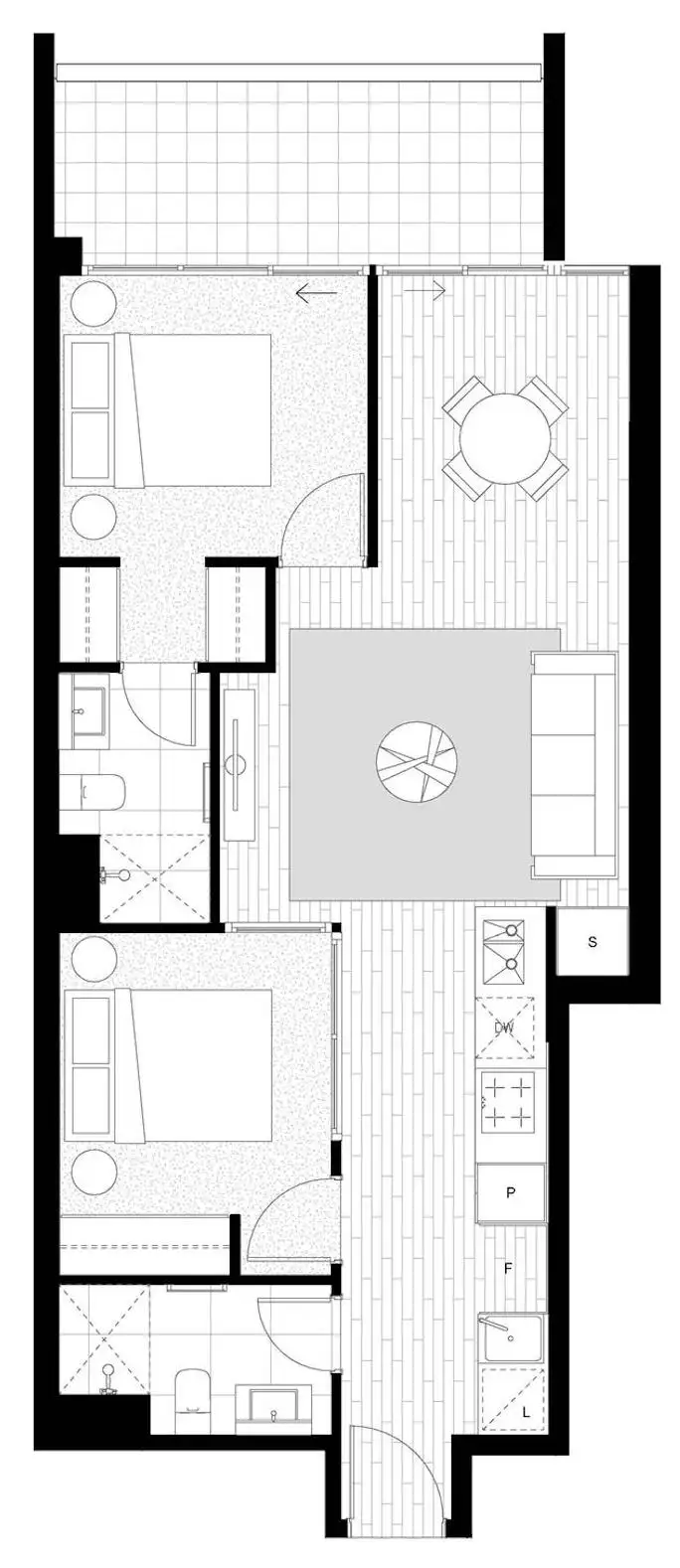 Floorplan of Homely apartment listing, 527/61 Cooyong Street, Braddon ACT 2612