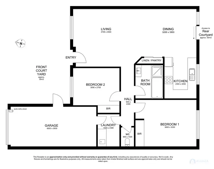 Floorplan of Homely townhouse listing, 9/103 Bicentennial Drive, Jerrabomberra NSW 2619