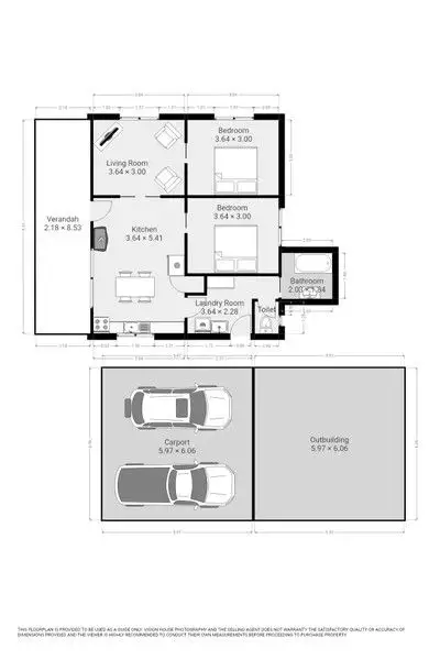 Floorplan of Homely rural property listing, 72 First Street, Yelta VIC 3505
