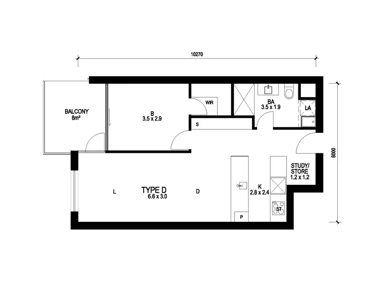 Floorplan of Homely apartment listing, 139/10 Ipima Street, Braddon ACT 2612