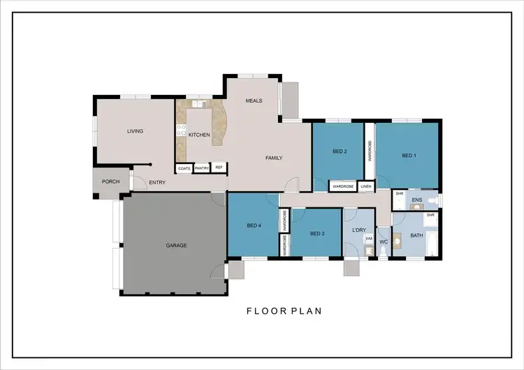 Floorplan of Homely house listing, 22 Shoobridge Circuit, Dunlop ACT 2615