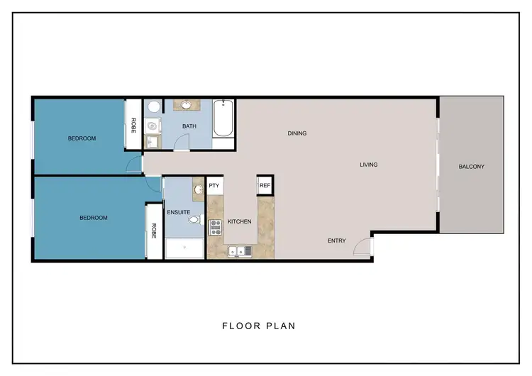 Floorplan of Homely apartment listing, 26/20 Federal Highway, Watson ACT 2602