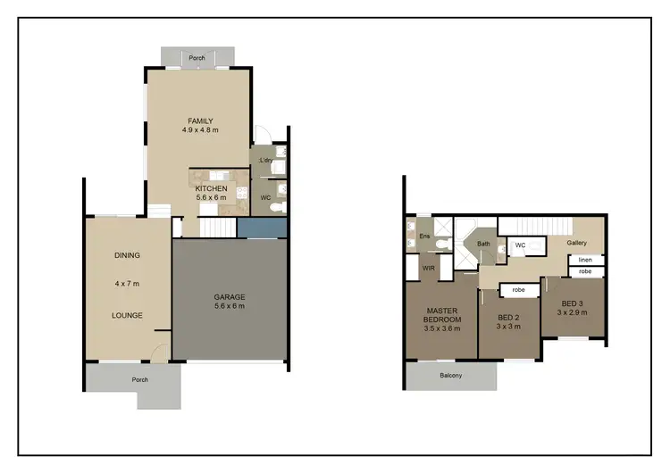 Floorplan of Homely house listing, 10 Siroset Close, Dunlop ACT 2615