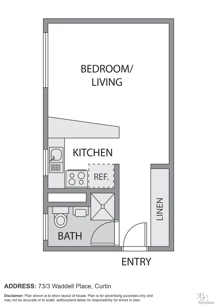 Floorplan of Homely unit listing, 73/3 Waddell Place, Curtin ACT 2605