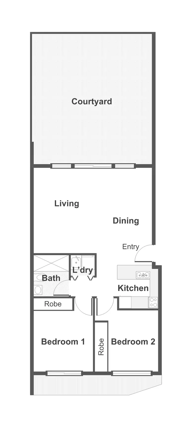 Floorplan of Homely apartment listing, 8/37 Ainsworth Street, Mawson ACT 2607