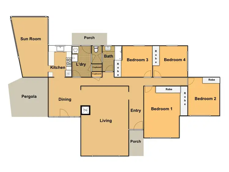 Floorplan of Homely house listing, 35 Julius Street, Pearce ACT 2607