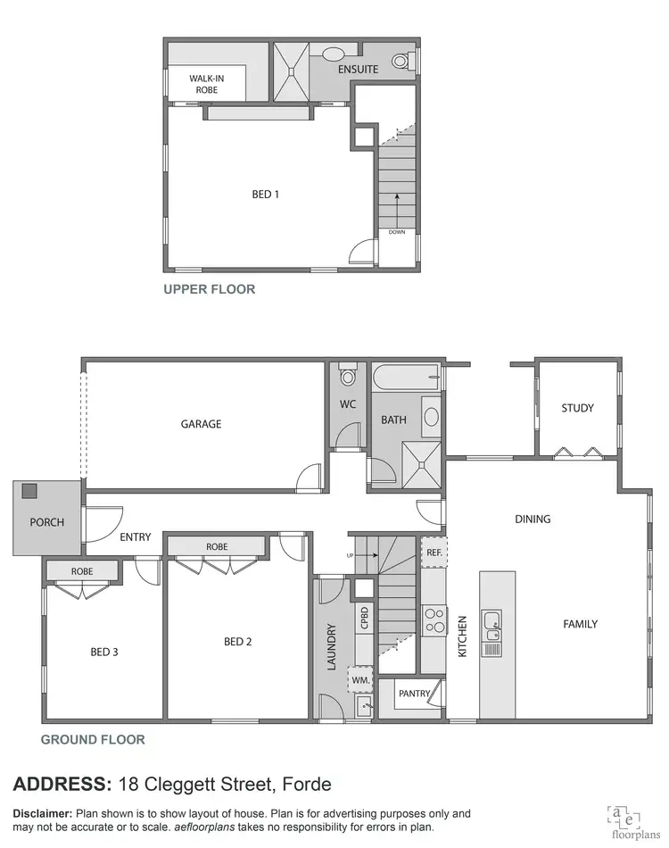 Floorplan of Homely house listing, 18 Cleggett Street, Forde ACT 2914